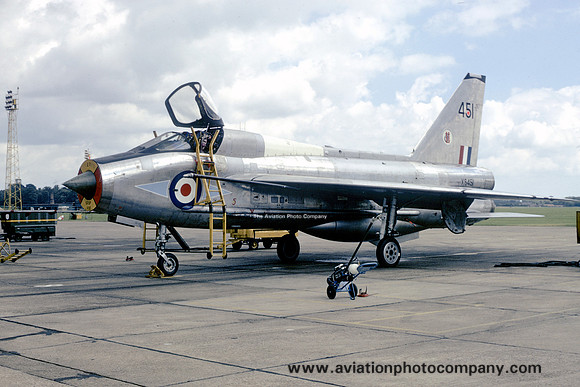 RAF 226 OCU 2T Squadron English Electric Lightning T.5 XS451 (1974)