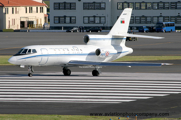 Portuguese Air Force Esq 504 Dassault Falcon 50 17403 at Lajes (2009)