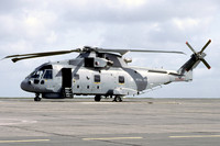 Royal Navy 824 Squadron Westland Merlin HM.2 ZH838 at RNAS Culdrose (2000)