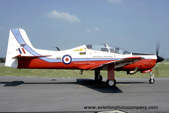 RAF 3 FTS 'Cranwell Poacher' Embraer Tucano T.1 ZF409 at the RNAS Yeovilton Air Day (1994)