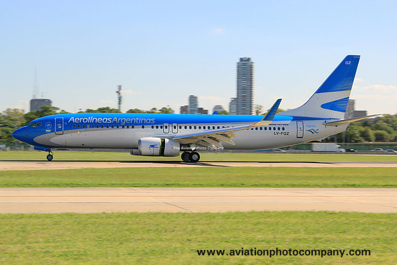 Aerolineas Argentinas Boeing 737-800 LV-FQZ at Buenos Aires IAP (2015)