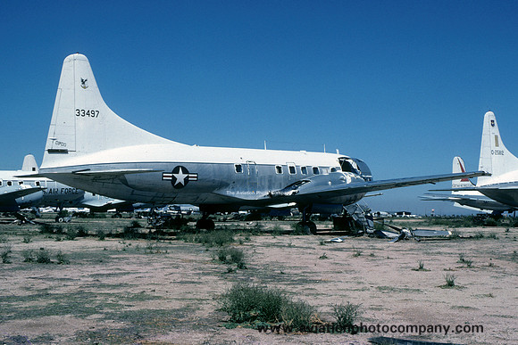 USAF Convair T-29D 53-3497 at MASDC Davis Monthan (1980)