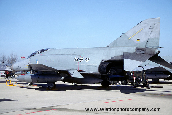 German Air Force JG74 McDonnell F-4F Phantom 38+10 at Florennes (2005)