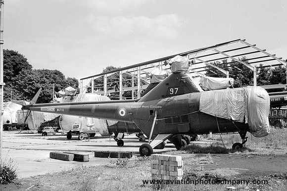 Westland Dragonfly HR.3 WG719 stored at Fleetlands