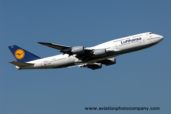 Lufthansa Boeing 747-8 D-ABYG at Frankfurt (2014)