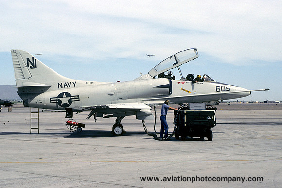 US Navy VF-126 Douglas TA4J 154330/NJ-605 (1980)