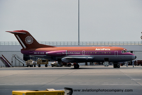 AeroPeru Fokker F-28-1000 Fellowship OB-R-1019 (1979)