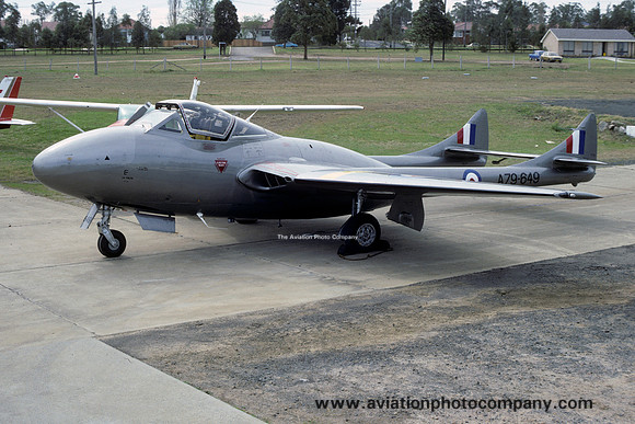 RAAF De Havilland Vampire T.35A A79-649 (1986)