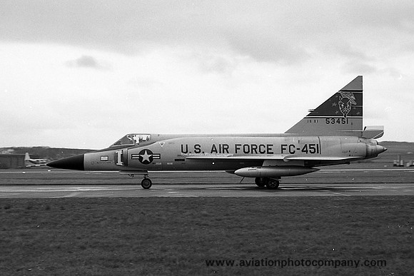 USAF 431 FIS Convair F-102A Delta Dagger 55-3451 (1964)