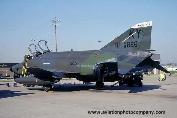 USAF Kentucky ANG McDonnell RF-4C Phantom 65-0826 (1985)