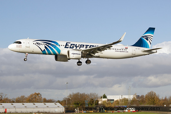 Egyptair Airbus A321-251N SU-GFV at Manchester (2024)