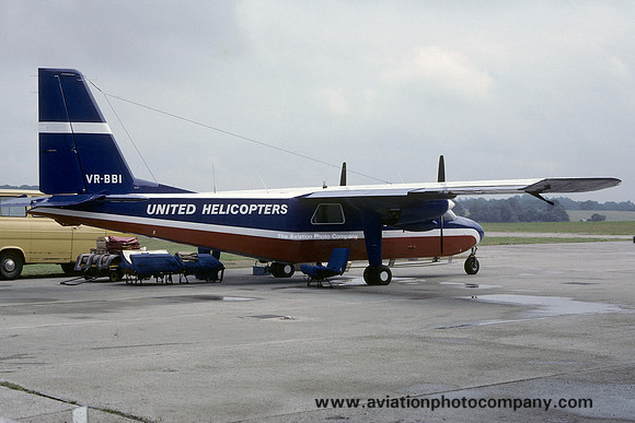 United Helicopters Britten-Norman BN-2A Islander VR-BBI (1979)
