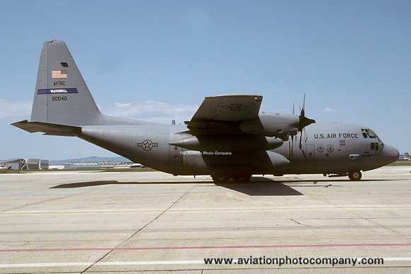 USAF AFRC 357 AS Lockheed C-130H Hercules 85-0040 at Rhein Main (2001)