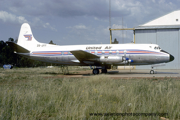 United Air Vickers Viscount ZS-JVY (1982)