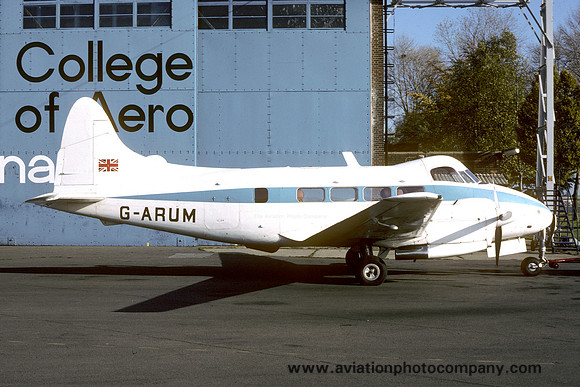 De Havilland Dove 8 G-ARUM (1982)