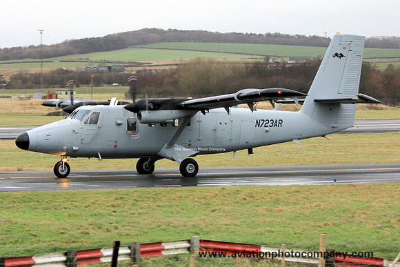 Sierra Nevada DHC-6-300 Twin Otter N723AR at Prestwick (2014)