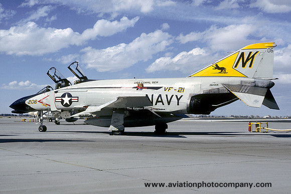US Navy VF-21 McDonnell F-4N Phantom 151444/NK206 (1981)