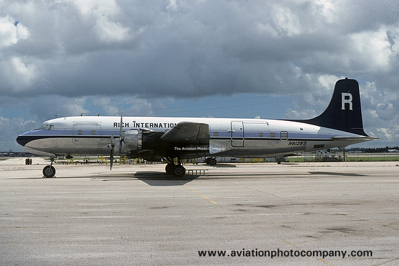 Rich International Douglas DC-6A N61267 (1977)