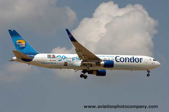 Condor Boeing 767-300 D-ABUZ at Frankfurt IAP (2013)