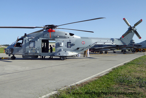 French Navy NHI NH90-NFH Caiman 17 at Hyeres (2016)