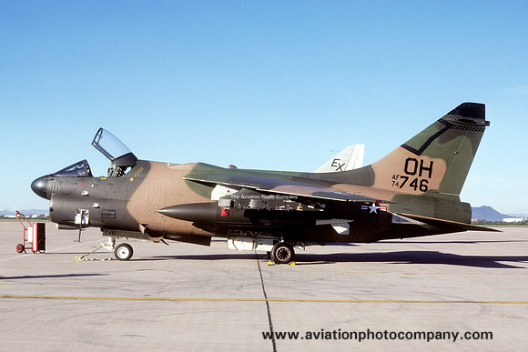 USAF Ohio ANG 162 TFS LTV A-7D Corsair 74-1746/OH (1980)