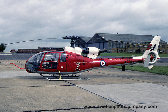 RAF 2 FTS Westland Gazelle HT.3 XZ939/Z at Boscombe Down (1988)