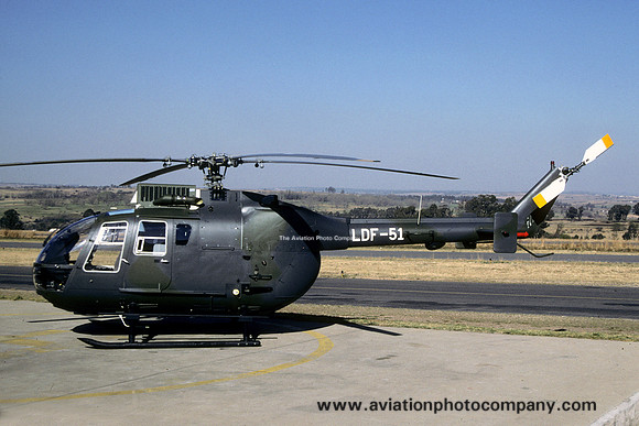 Lesotho Defence Force Bolkow 105LSA-3 LDF-51 (2001)