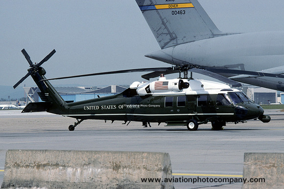 US Marines HMX-1 Sikorsky VH-60N 163265 at Rhein Main (1998)