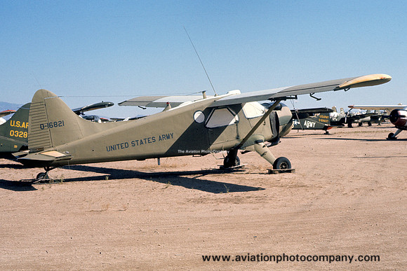US Army DHC-2 U-6A 51-16821 stored at MASDC Davis Monthan (1975)