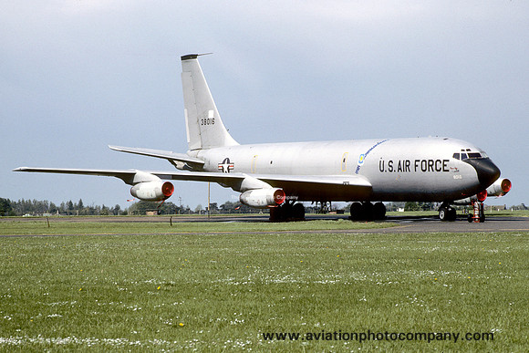 USAF 22 BW Boeing KC-135A Stratotanker 63-8016 at RAF Mildenhall (1981)