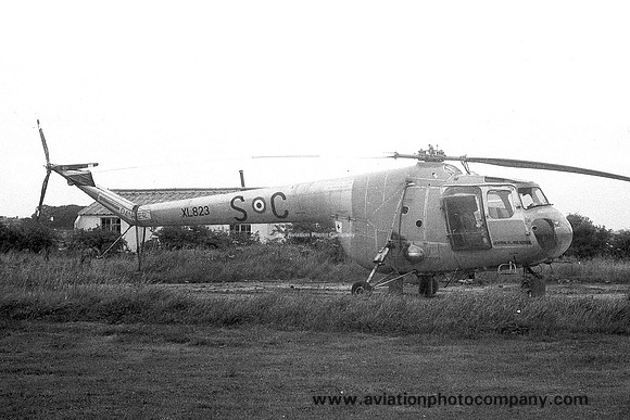 RAF Bristol Sycamore HR.14 XL823 at RAF Acklington (1968)