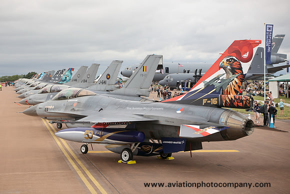 Dutch Air Force GD F-16AM Fighting Falcon J-616 at RIAT Fairford (2024)
