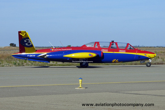 Groupe Tranchat Fouga CM.170 Magister F-GKYF/3 at Istres (2024)