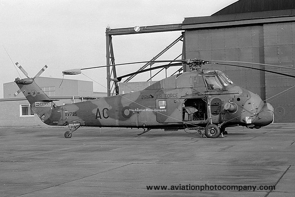 RAF 72 Squadron Westland Wessex HC.2 XV725/AC at Lossiemouth (1977)