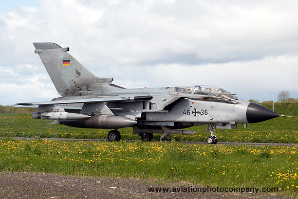German Air Force JBG32 Panavia Tornado ECR 46+36 at NATO Tiger Meet Orland 2012