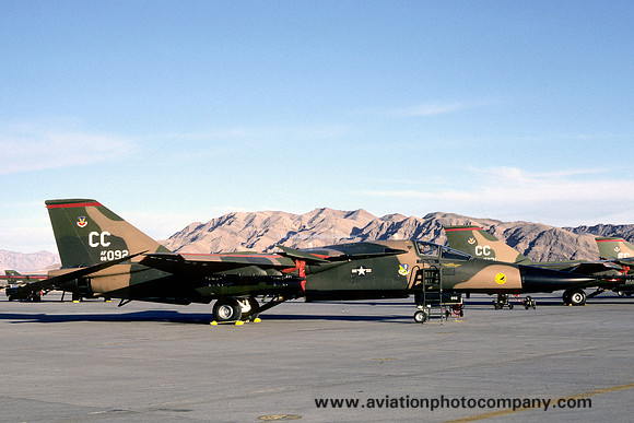 USAF 27 TFW 522 TFS General Dynamics F-111D 68-0092/CC at Nellis AFB (1980)