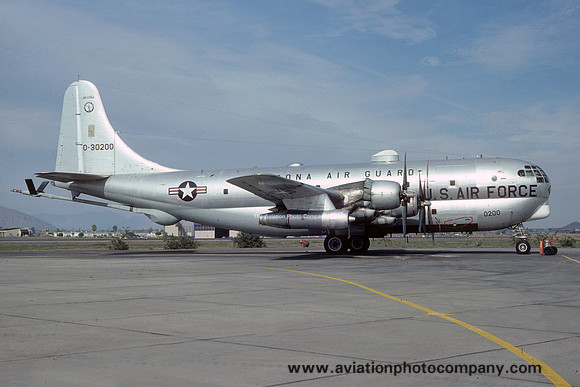 USAF Arizona ANG Boeing KC-97L Stratofreighter 53-0200 (1976)