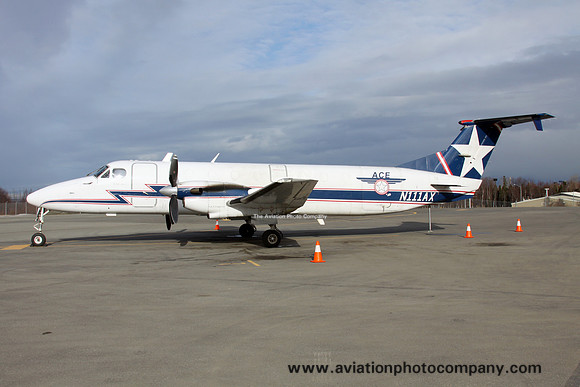 Alaska Central Express Beech 1900C N111AX at Anchorage (2016)