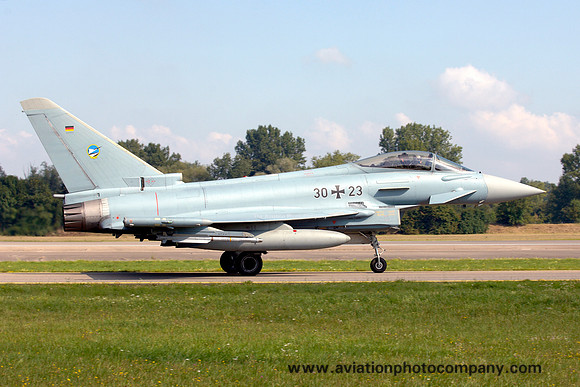 German Air Force JG74 Eurofighter EF-2000 30+23 at the Neuberg Open Day (2013)