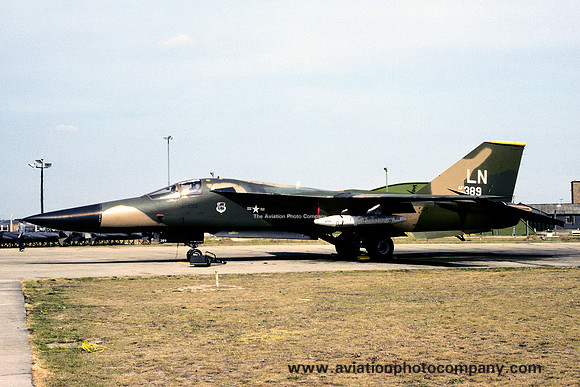 USAF 48 TFW 493 TFS General Dynamics F-111F 70-2389/LN (1980)