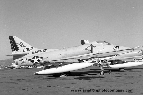 US Marines VMA-331 Douglas A-4E Skyhawk 152067/VL-20 (1967)