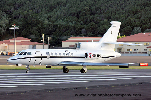 French Navy 24F Dassault Falcon 50SURMAR 7 at Lajes (2013)