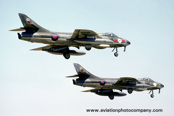 RAF 45 Squadron Hawker Hunter FGA.9 XF431 (1975)