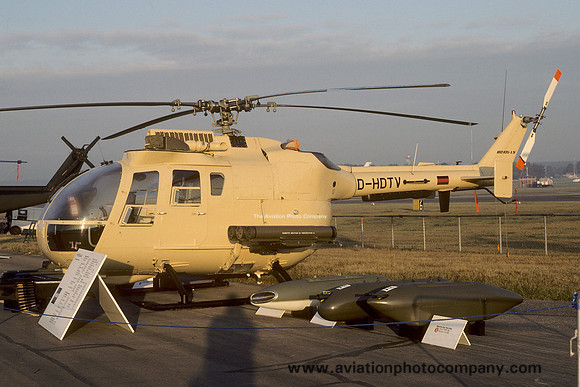 Bolkow 105LSA-1 D-HDTV at the Farnborough Air Show (1984)