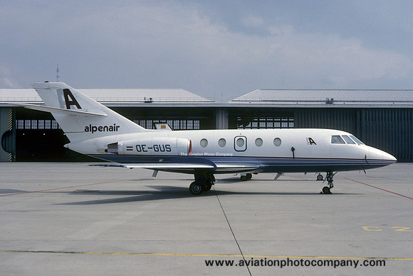 Alpenair Dassault Falcon 20C OE-GUS (1991)