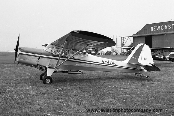 Beagle A.61 Terrier 2 G-ASAJ at Newcastle Woolsington (1962)