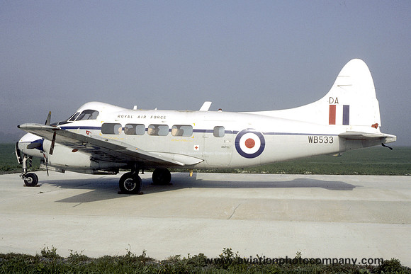 RAF 207 Squadron De Havilland Devon C.2 WB533/DA (1985)