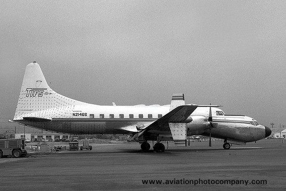 TIFS Convair 580 (with Boeing 707 cockpit) N21466 (1969)