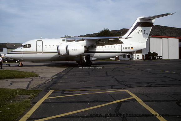 WDL Aviaton BAe 146-100 D-AWDC at Basle (1998)