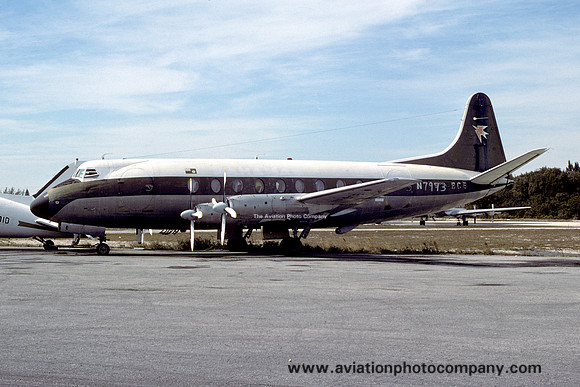 Ex Bahamas Airways Vickers Viscount N7973 (1977)